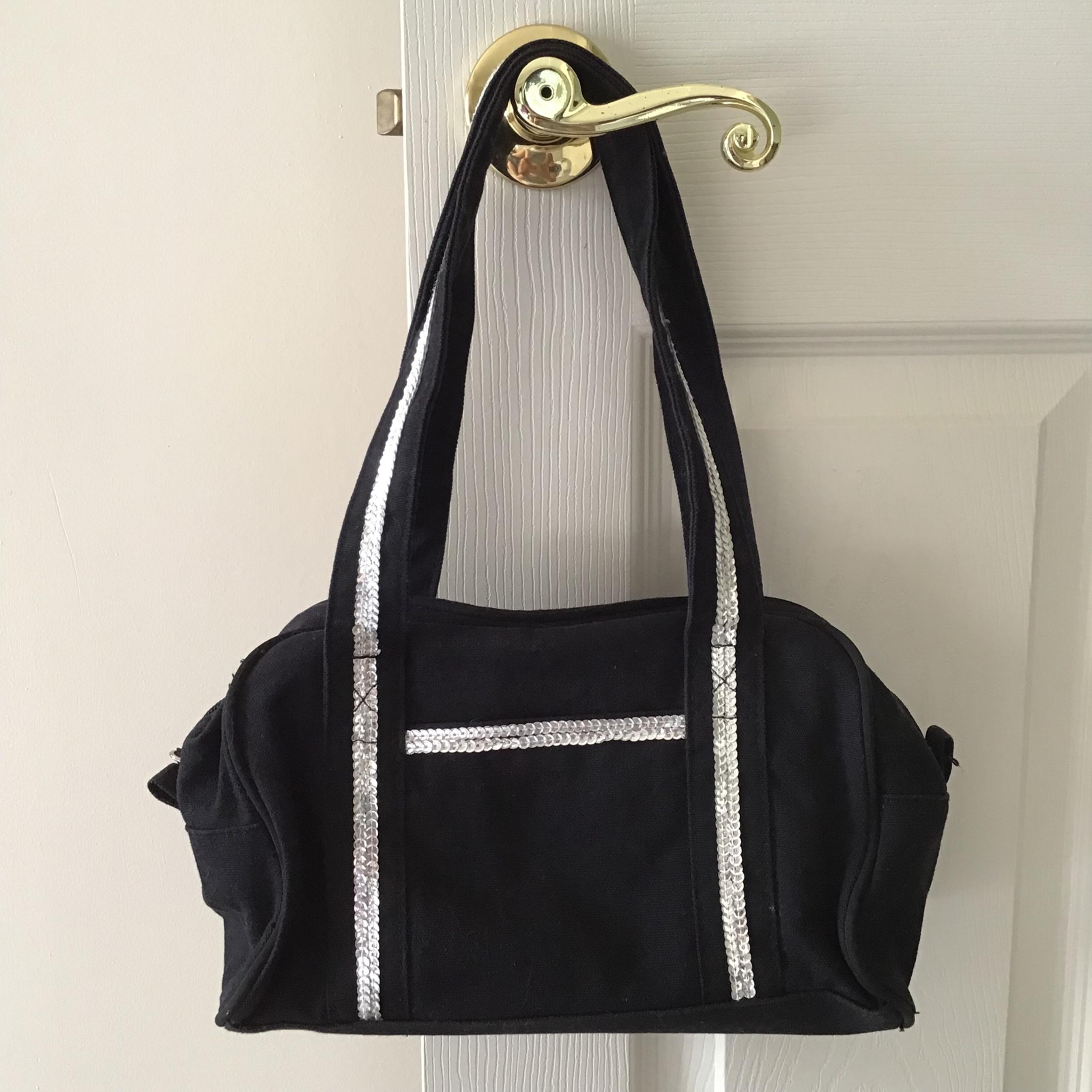 Old Navy Black Sequin Shoulder Bag