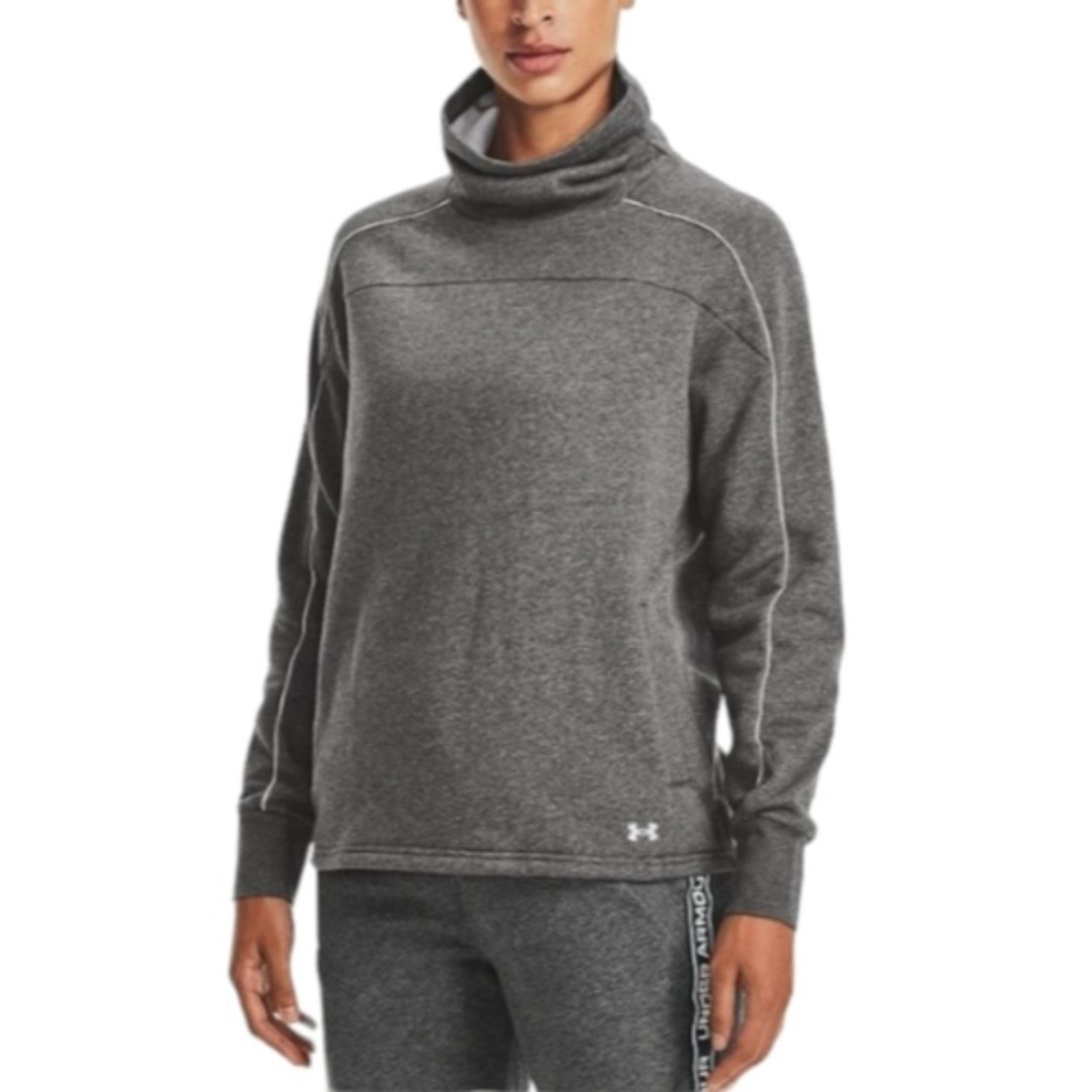 Under Armour sz M Rival Fleece Funnel Neck Pullover Athletic Sweater