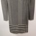 Cut25 by Yigal Azrouel M Black Cream Houndstooth Herringbone Sweater Dress Wool