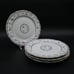 Vintage Bernardaud Limoges Artois Bleu Porcelain Salad Plates Set Of 4 8.5