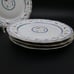 Vintage Bernardaud Limoges Artois Bleu Porcelain Salad Plates Set Of 4 8.5