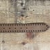 Rare Brighton Brown Wooden Beaded Belt Silver Buckle Size 32