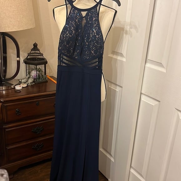 Morgan & Co 1 PC GARMENT size 1-2 navy blur and tan