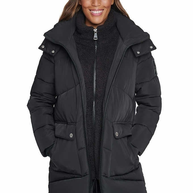 New Calvin Klein Ladies’ Puffer Parka Jacket Size XS