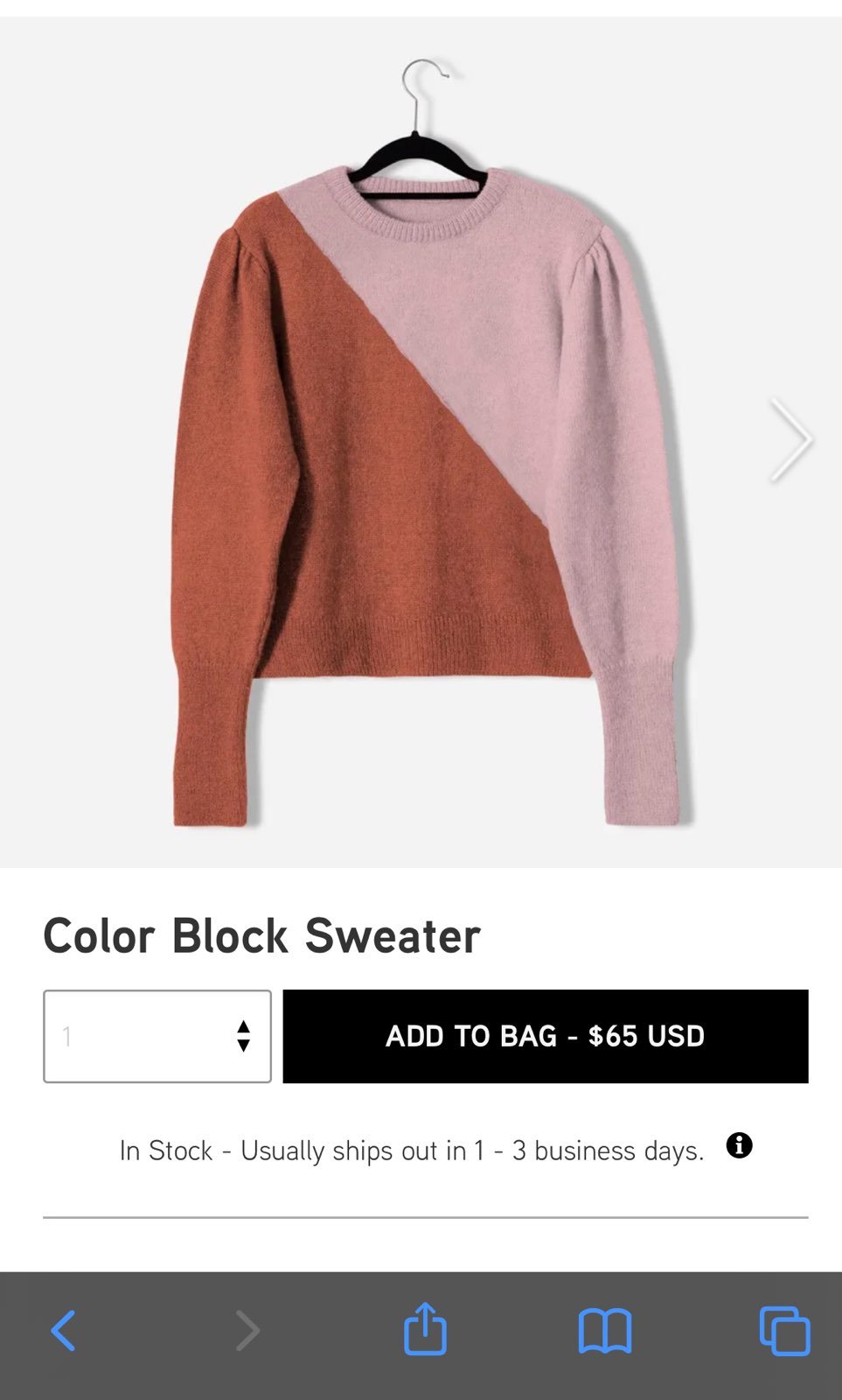 Color Block Sweater