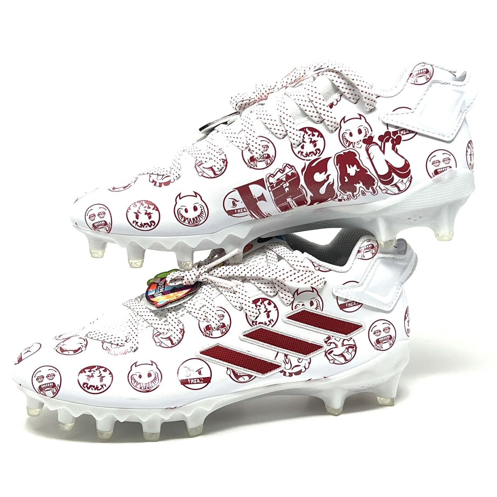 Adidas Freak 22 Big Mood DSG SM Football Cleats GZ6901 Mens Size 8.5 White Red