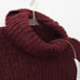 Old Navy Shaker Stitch Tunic Length Turtleneck Sweater Burgundy Size L NWT