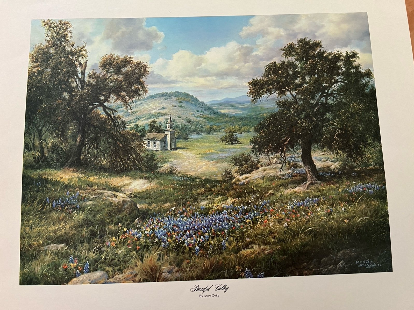 Larry Dyke “Peaceful Valley” print