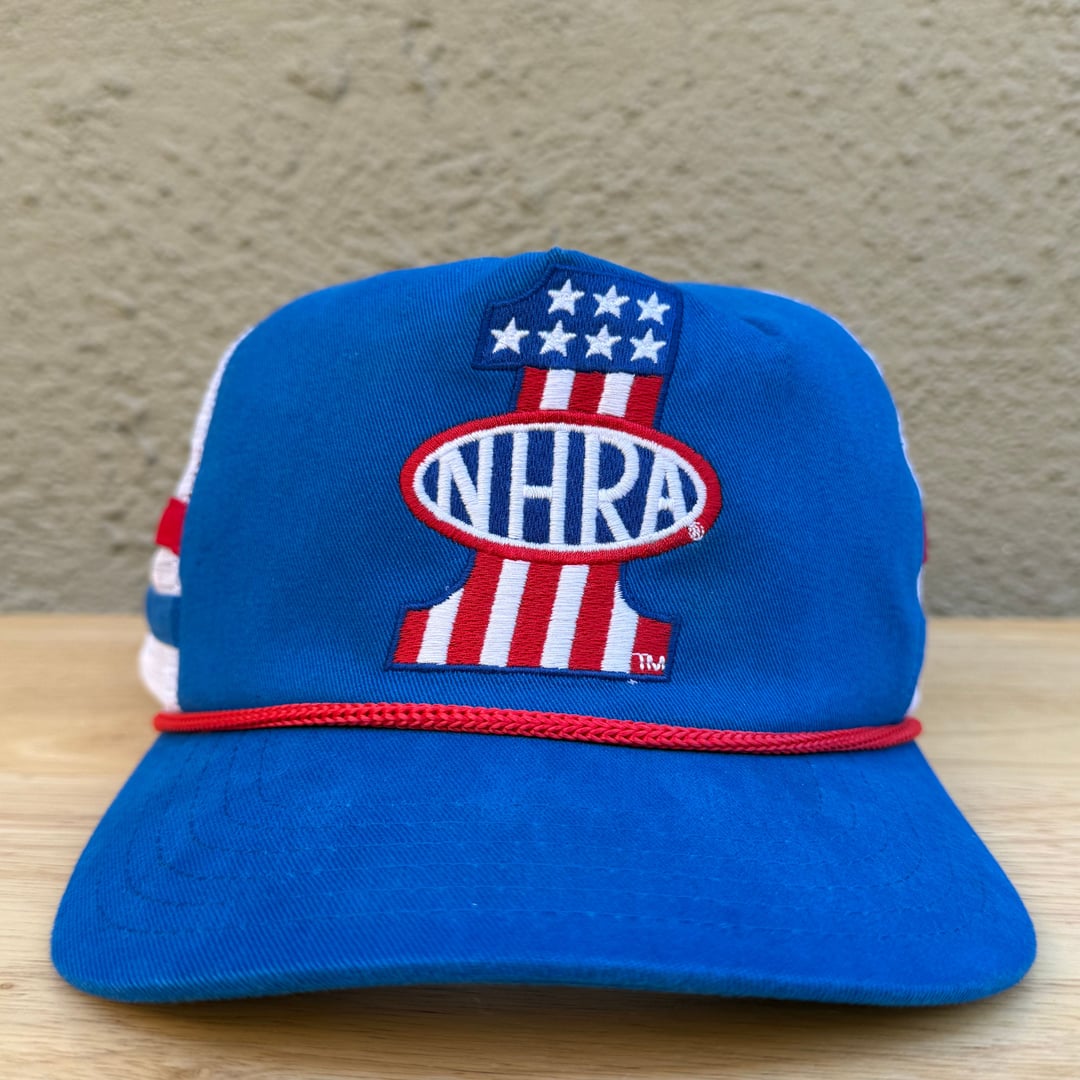 NHRA Rope Hat red/white/blue OS