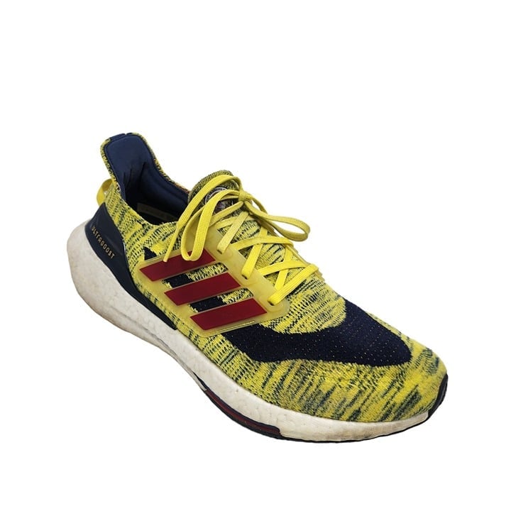 Adidas UltraBoost 21 Columbia National Soccer Team Yellow Navy Men's Size 11
