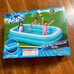 Bestway H2O GO Blue Rectangular Pool Inflatable 8ft. 7in. x 69in. x 20in New