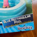 Bestway H2O GO Blue Rectangular Pool Inflatable 8ft. 7in. x 69in. x 20in New