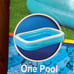 Bestway H2O GO Blue Rectangular Pool Inflatable 8ft. 7in. x 69in. x 20in New