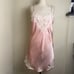 Vintage Victoria’s Secret Gold Label 80's-90's Pink Satin Lace Lingerie Sz Med
