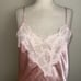 Vintage Victoria’s Secret Gold Label 80's-90's Pink Satin Lace Lingerie Sz Med