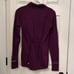 Lululemon Women's Magenta First Mile 1/2 Zip Sz 6 Jacket Fleece Lined Training