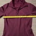 Lululemon Women's Magenta First Mile 1/2 Zip Sz 6 Jacket Fleece Lined Training