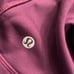 Lululemon Women's Magenta First Mile 1/2 Zip Sz 6 Jacket Fleece Lined Training