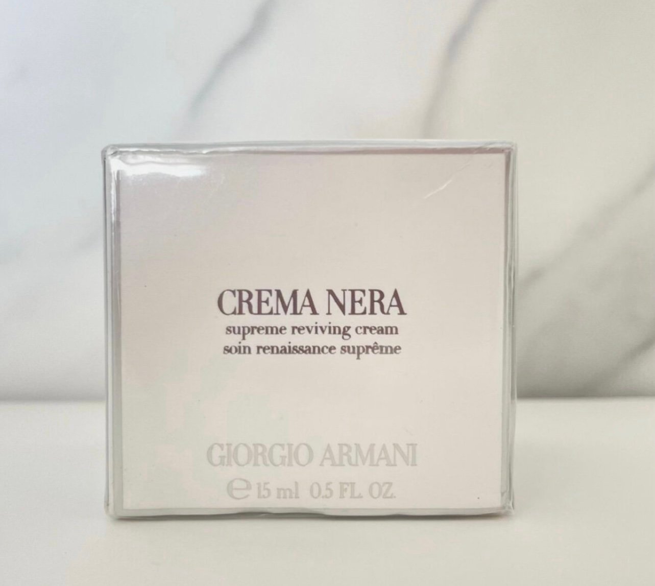 Giorgio Armani Crema Nera Supreme Reviving Cream 15ml 0.5oz NIB SEALED