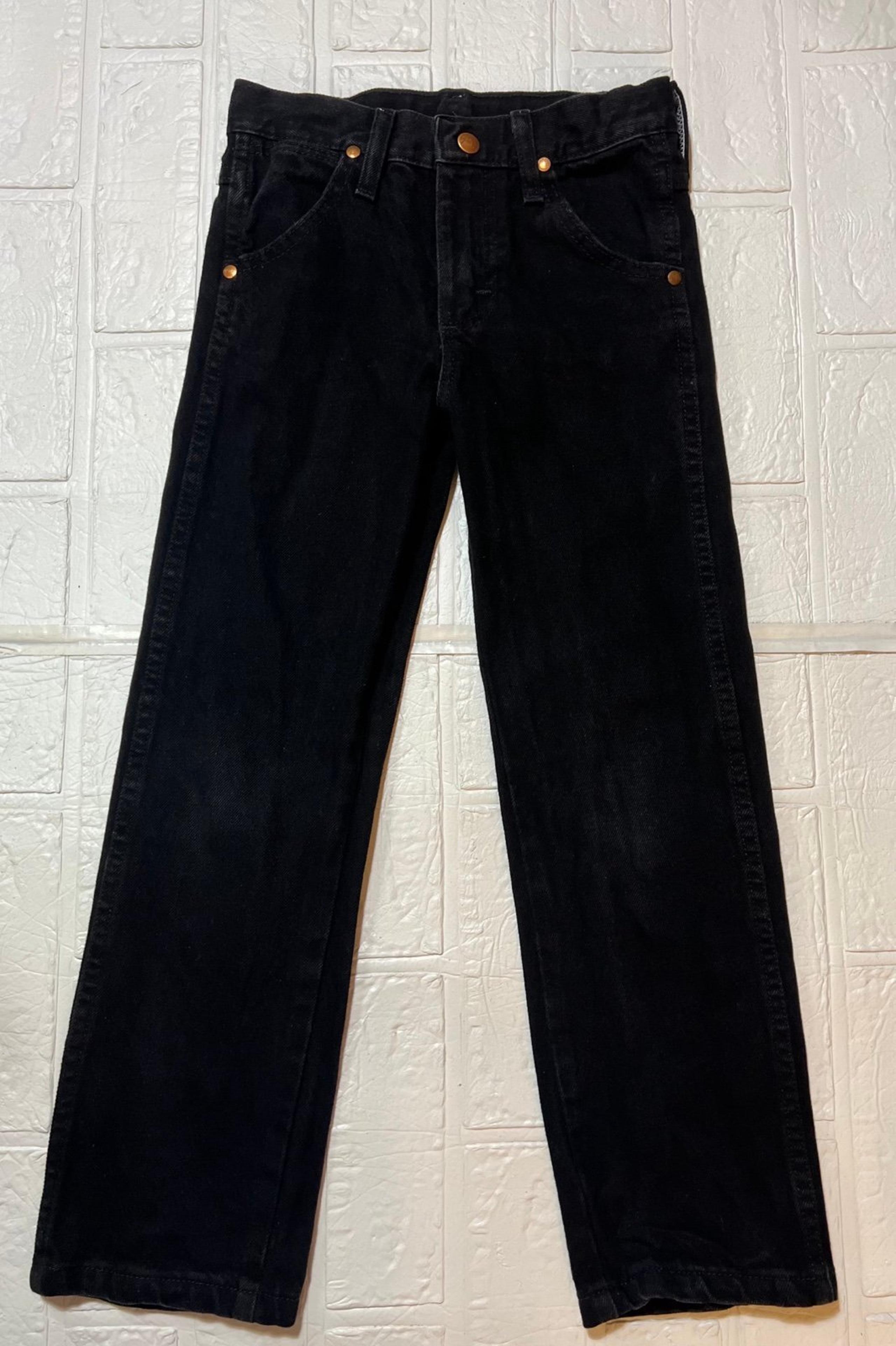 Wrangler Jeans Black Kids Size 7 Regular