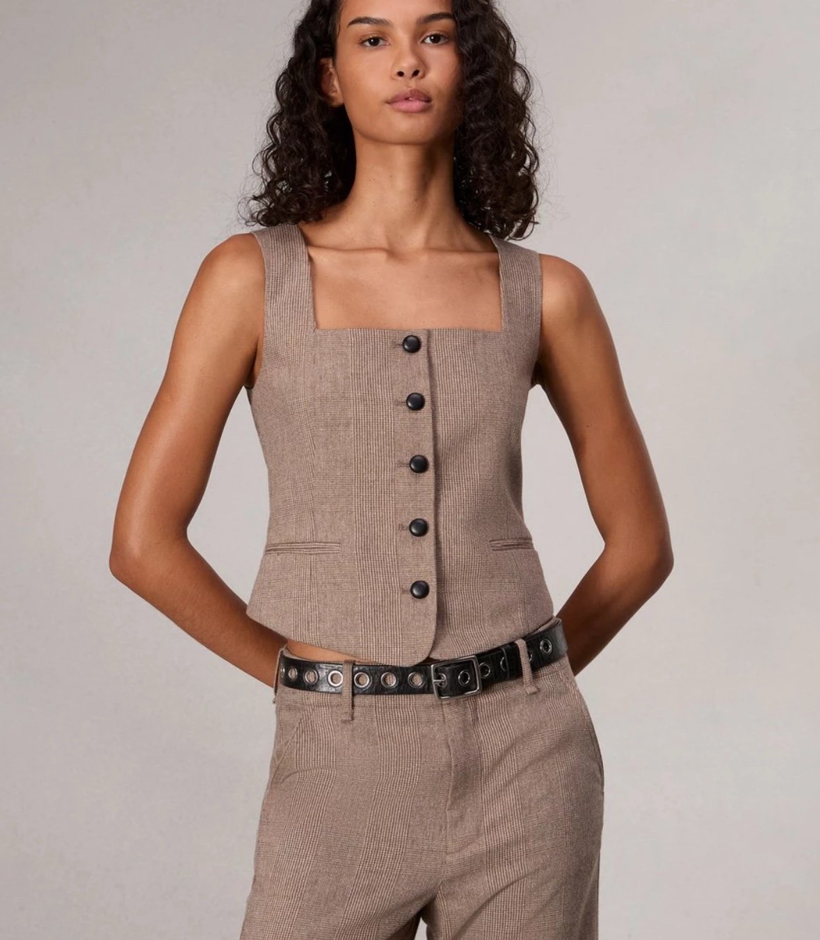 Rag & Bone Mariana Plaid Vest size 2 brand new