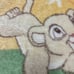 Disney The Lion King Simba Nala Dragonfly Ladybug Baby Blanket AS IS (READ)