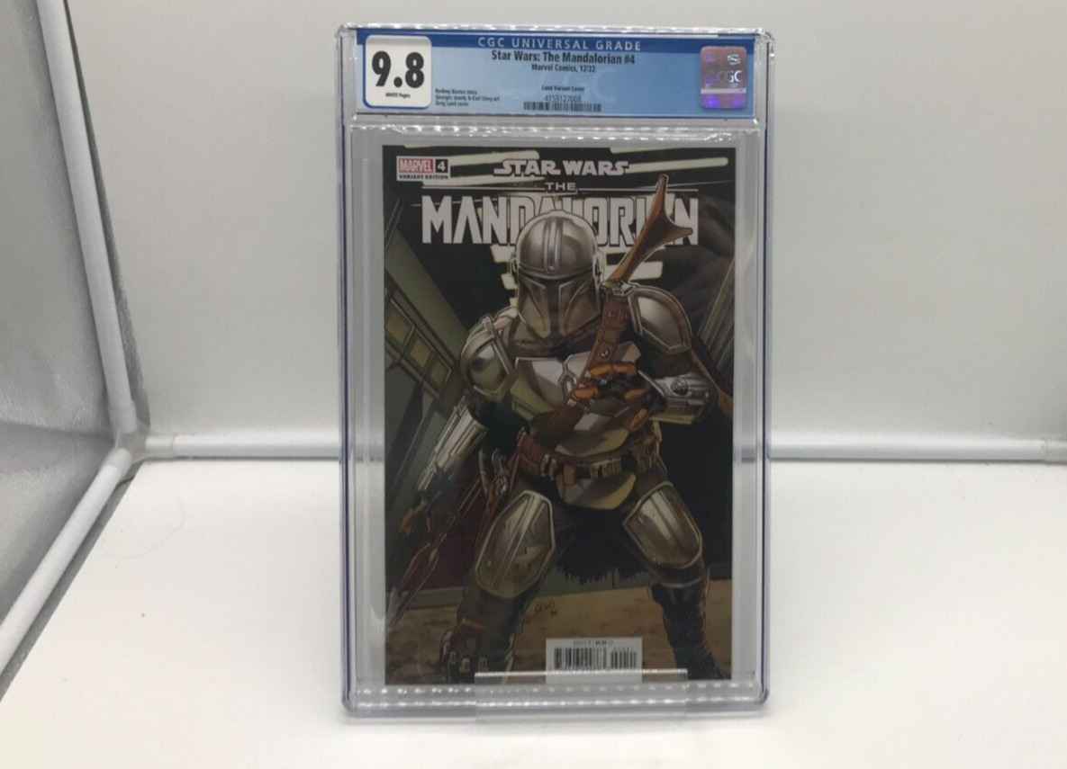 Star Wars The Mandalorian #4 CGC 9.8 Land 1:50 Variant 1st App of Cara Dune