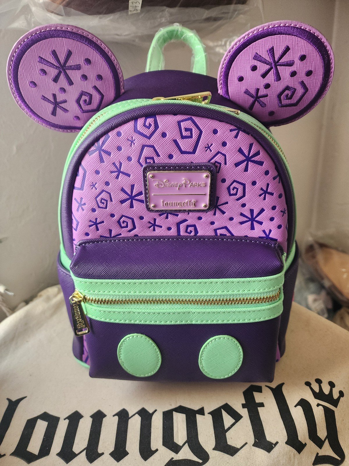 Loungefly Disney Mickey MMA Teacups Exclusive mini backpack