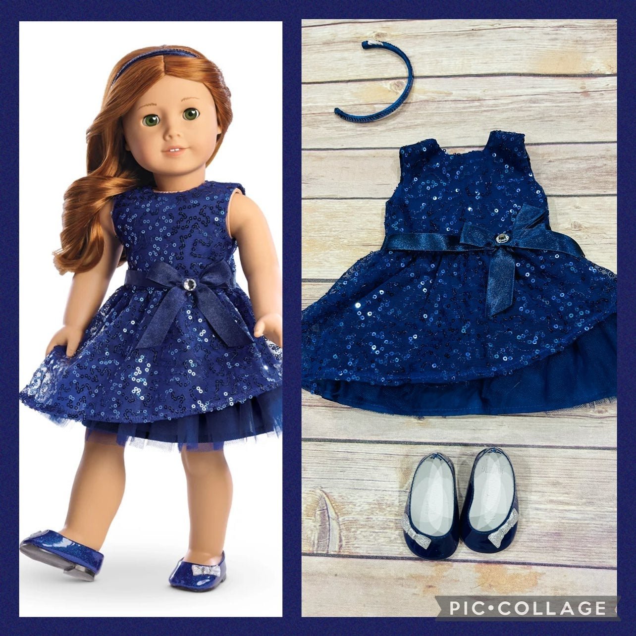 American girl Happy Holiday dress outfit