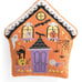 ISAAC MIZRAHI 17x18 HALLOWEEN Gingerbread Spooky House Pillow NEW