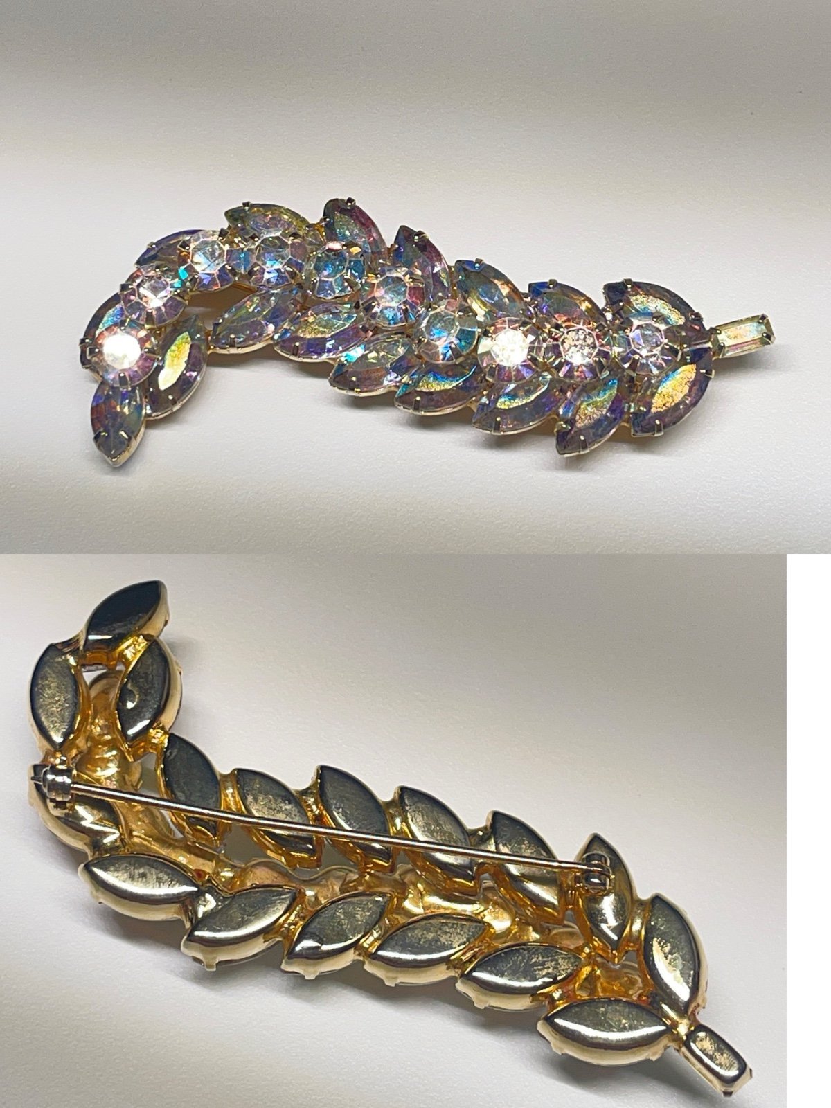 Vintage Juliana brooch aurora borealis