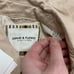 Denim & Flower Tan Jacket Mens Medium Full Zip Lightweight Coat Khaki Vented