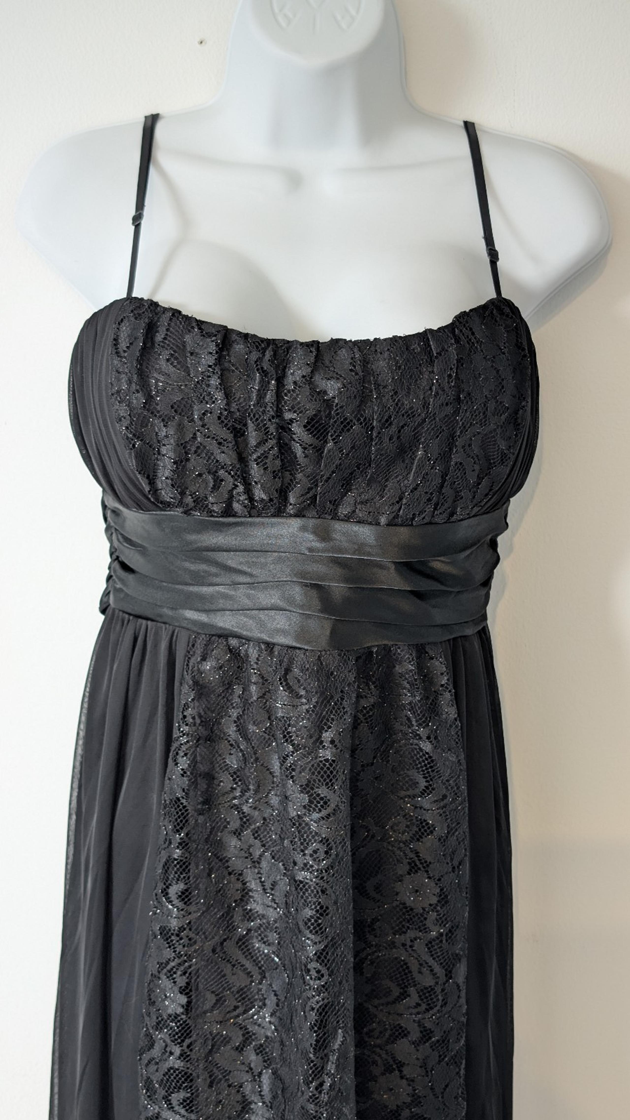 City triangles Black Lace Goth mini dress size large