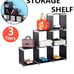 Portable Assembled 3-Tier Storage Shelf