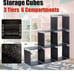 Portable Assembled 3-Tier Storage Shelf