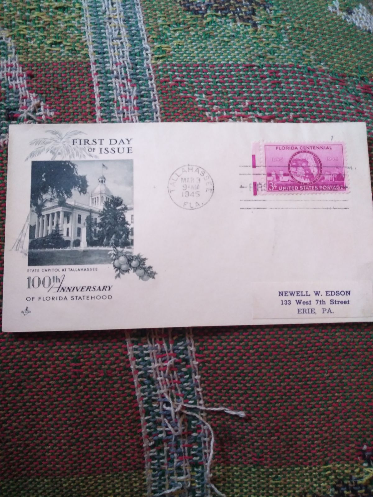 Vintage Stamp & Envelope