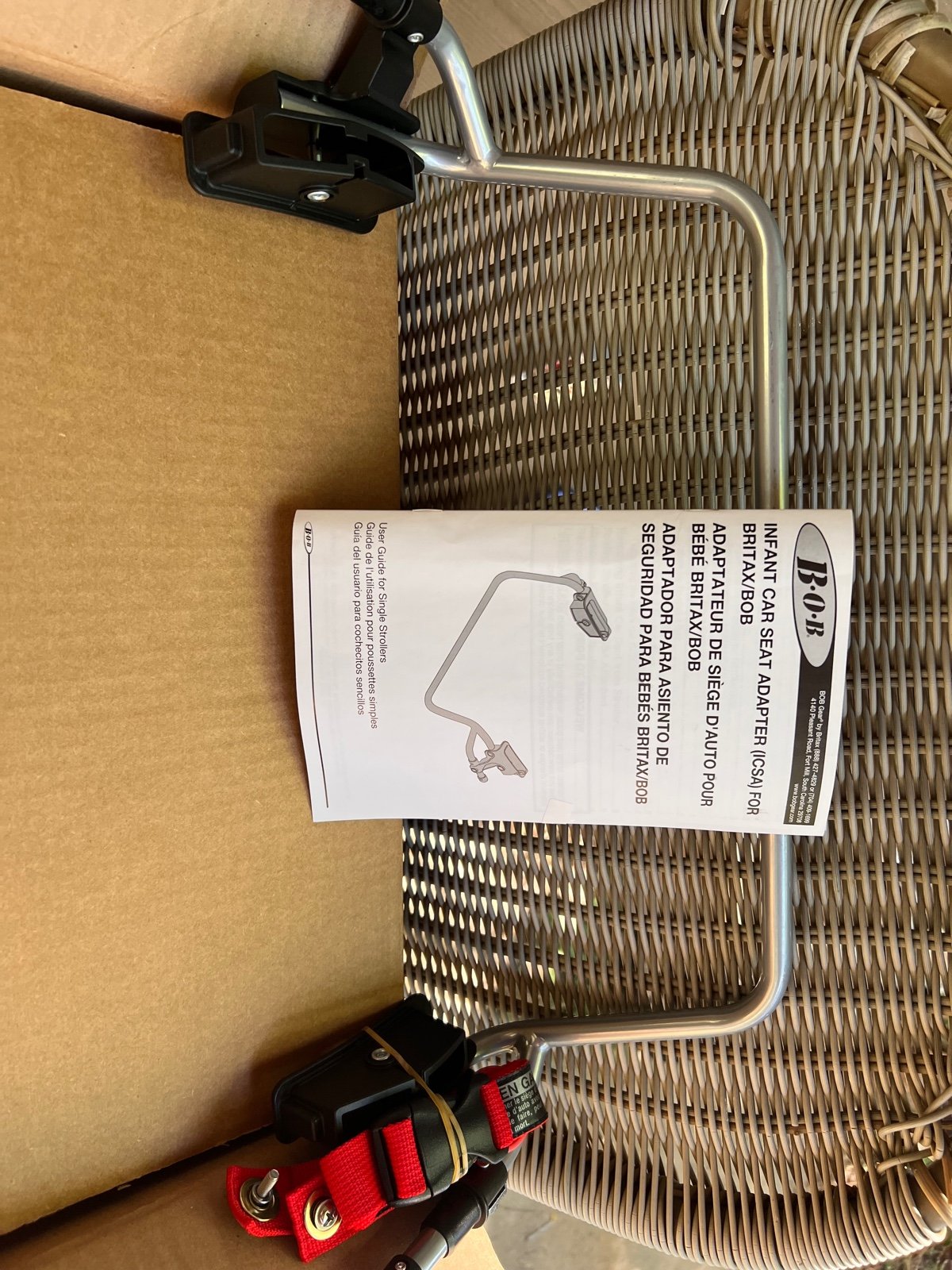 BOB Strollers Single Jogging Stroller Adapter for Britax Infant Car Seats