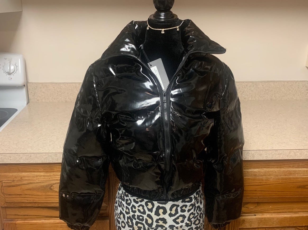 Black brand new with tags puffer coat PYT
