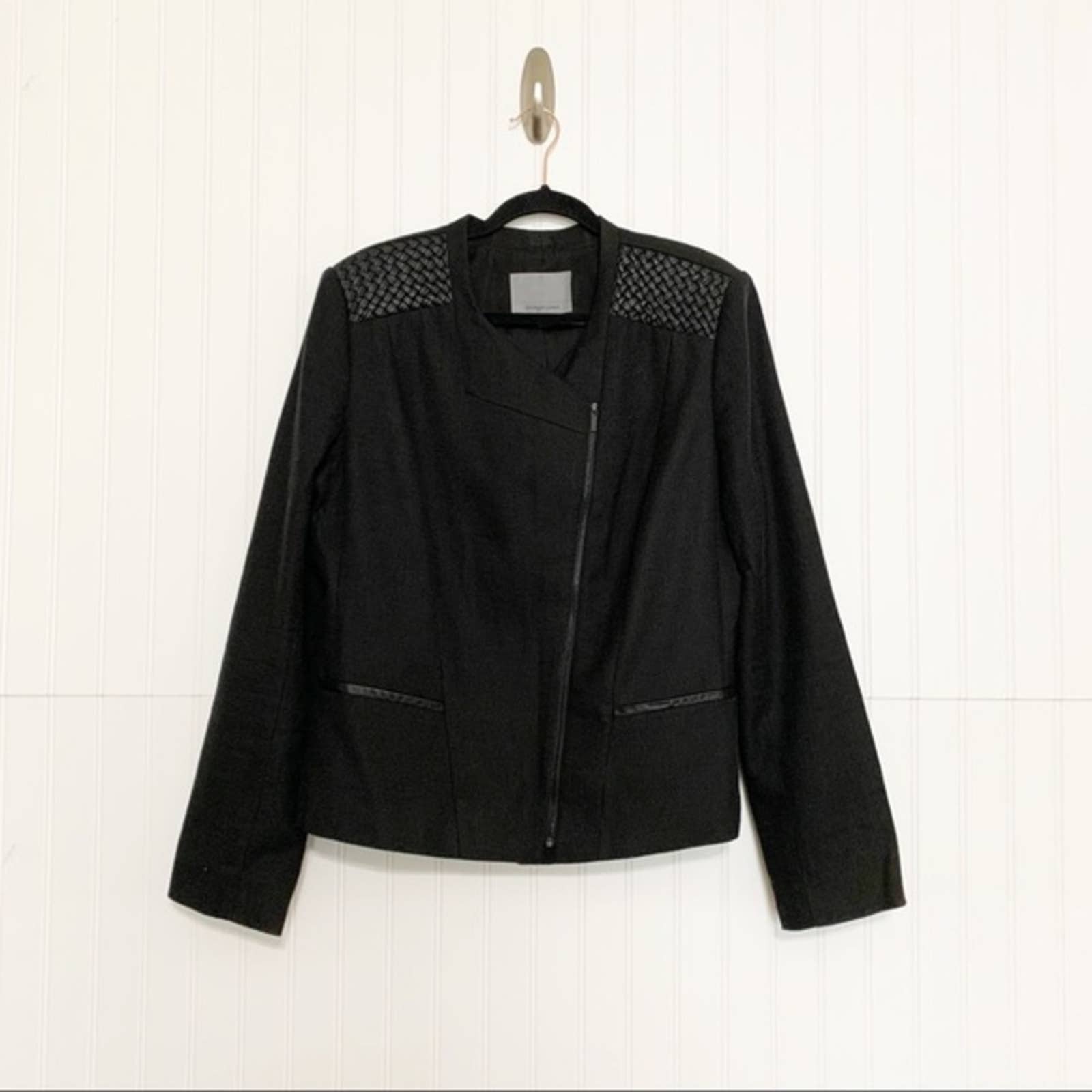 Classiques Entier XL Leather Yoke Moto Jacket