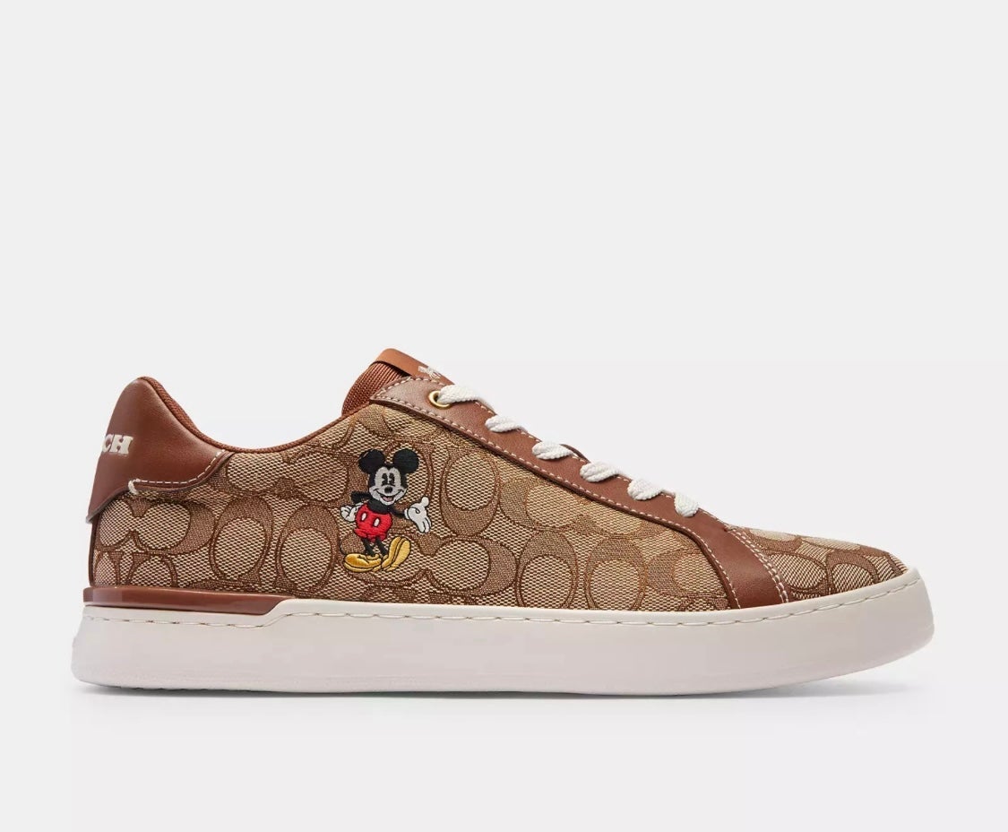 NWT Disney X Coach MEN'S Clip Low Top Sneaker Mickey Mouse CN982 10D