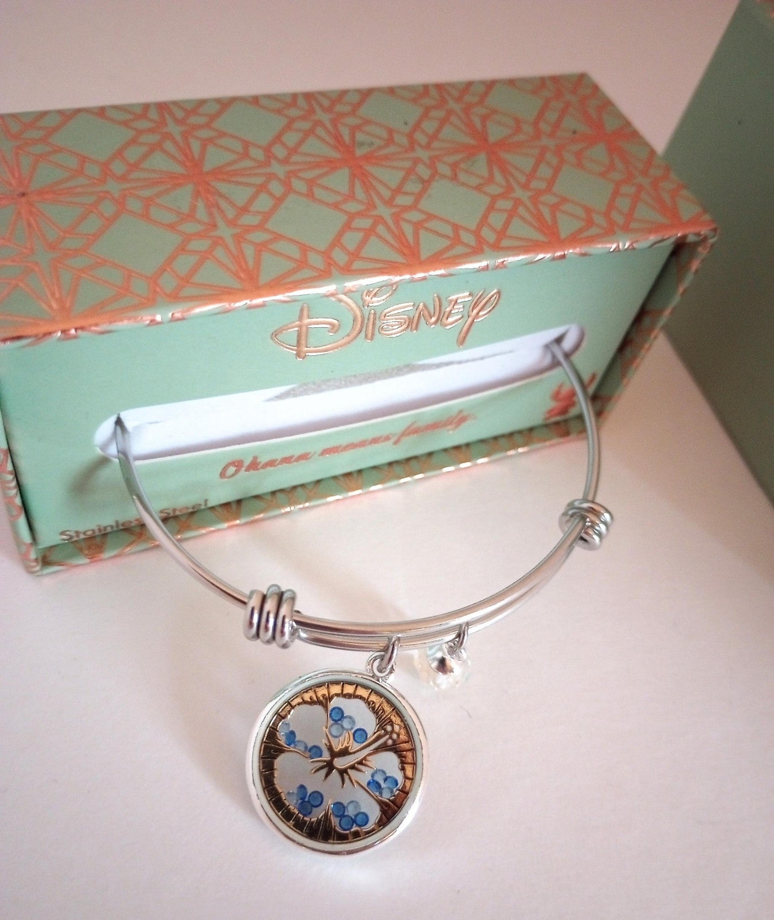 Disney Lilo & Stitch Ohana means family stainless steel bracelet