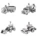 Jigsaw metal 3D children's toys