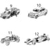 Jigsaw metal 3D children's toys