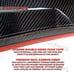 For 18-22 Toyota Camry XLE XSE SE V-Style Real Carbon Fiber Trunk Spoiler Wing