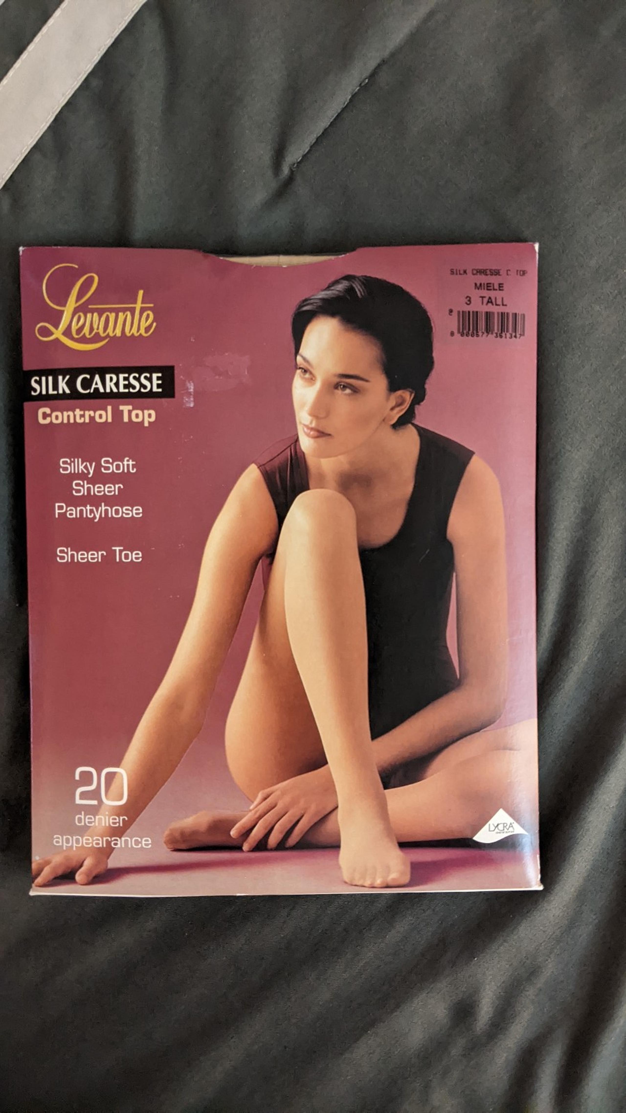 LEVANTE Silk Caresse Control Top Sheer Pantyhose 20 Denier Size Tall