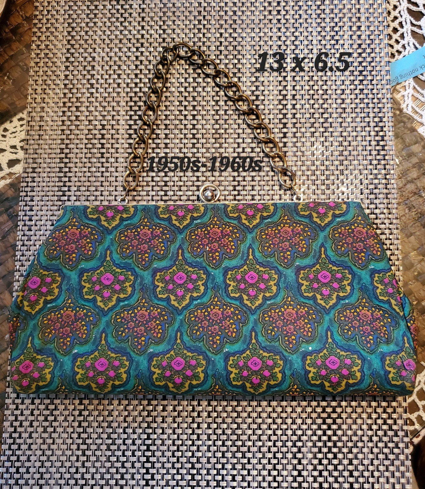 Unique Vintage Clutch Purse 1950's/1960's