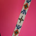 Vintage seed bead Book Mark Tulip Cross