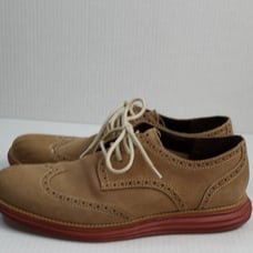 Cole Haan Suede Lace Up Oxford Loafers