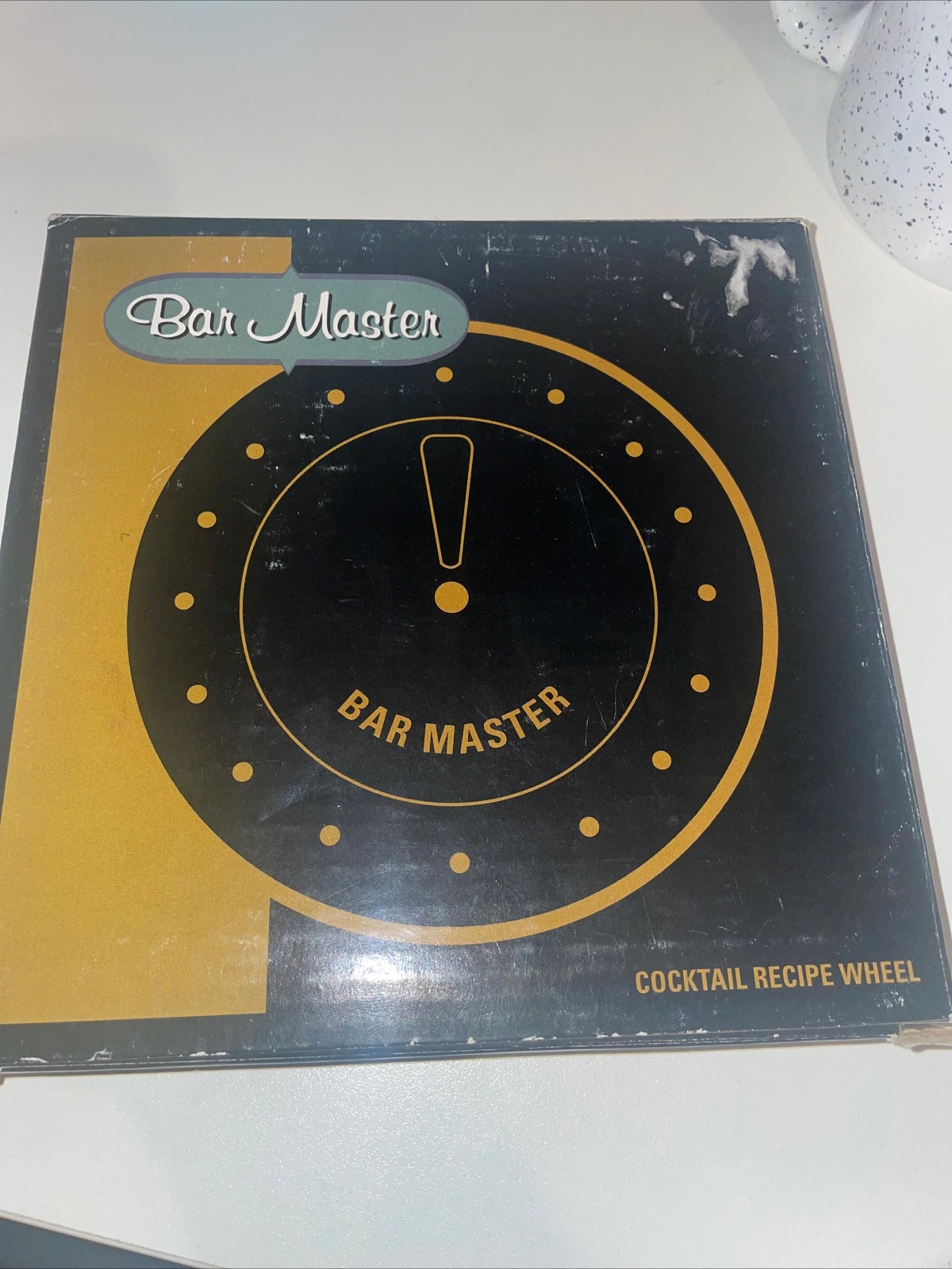 RESTORATION HARDWARE cocktail drink WHEEL recipes Bar master stainless steel’s
