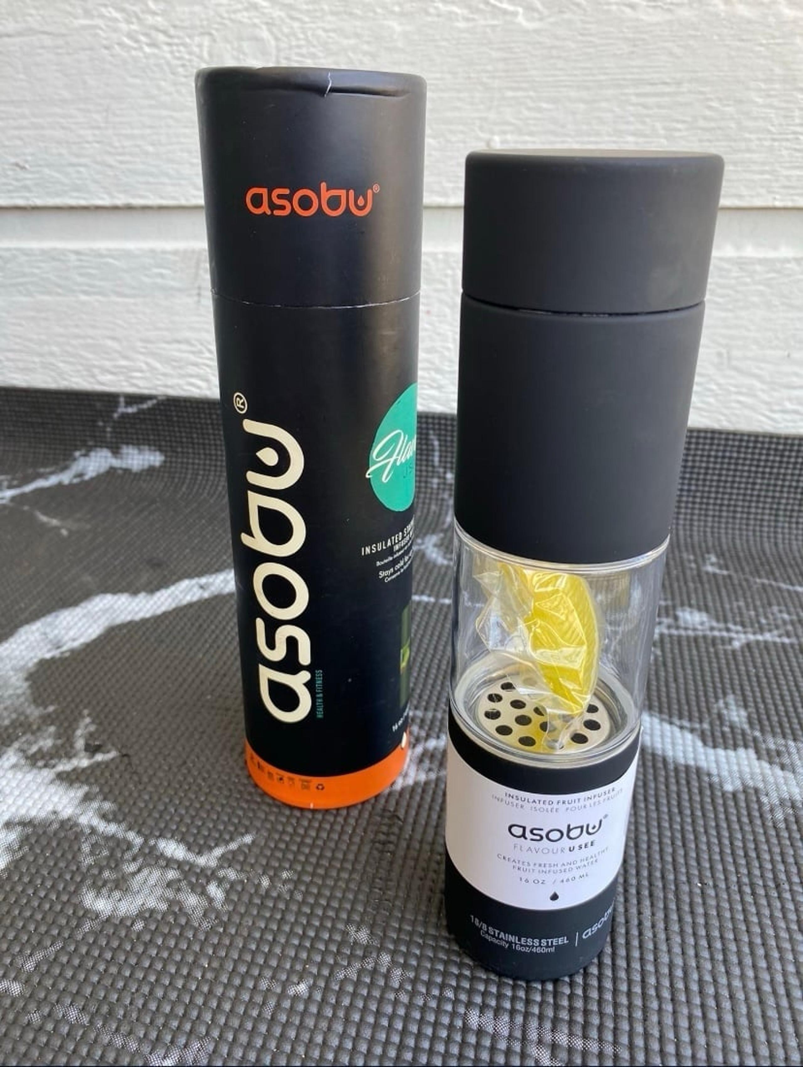 Asobu Insulated Stainless Steel Infuser Bottle 16oz
